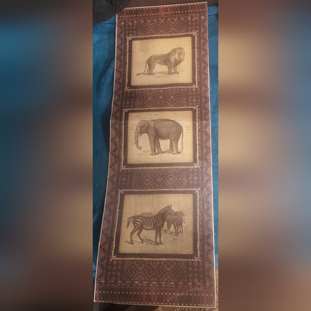 New! Poster Of Safari Animal Cards